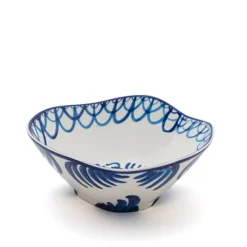 Porcelain Salad Bowl Classic On Acid Pajaro
