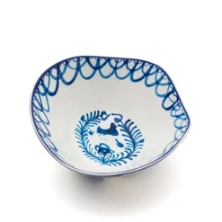 Porcelain Salad Bowl Classic On Acid Pajaro