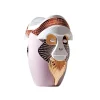 Primates Brazza Vase - Glossy Chic Pink/Glossy White