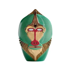 Primates Mandrillus Vas - Glossy Milk and Mint/Fire Red