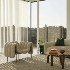 Puffy Lounge Chair + Ottoman