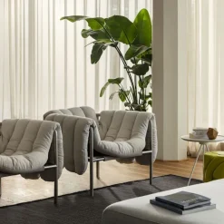 Puffy Lounge Chair + Ottoman