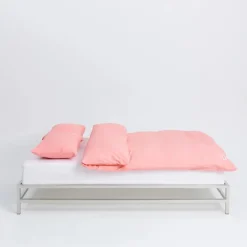 Pure Duvet Cover Poplin Coral Pink