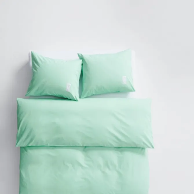 Pure Duvet Cover Poplin Pale Green