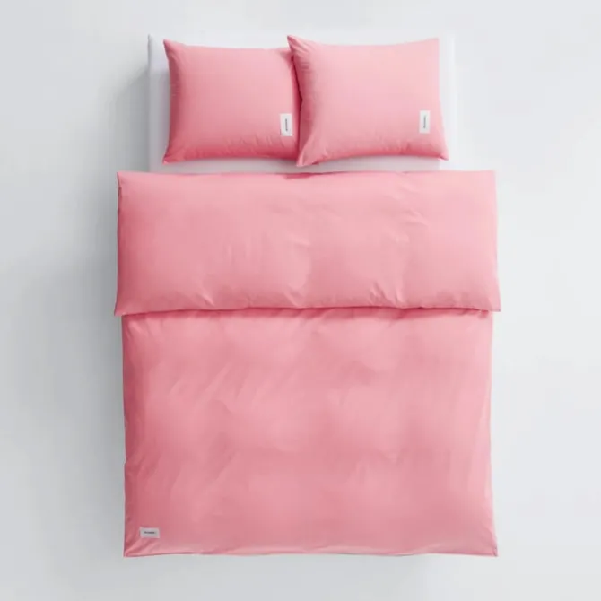Pure Pillow Case Poplin Coral Pink