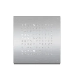 Qlocktwo Classic - Brushed Stainless Steel