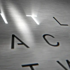 Qlocktwo Classic - Brushed Stainless Steel