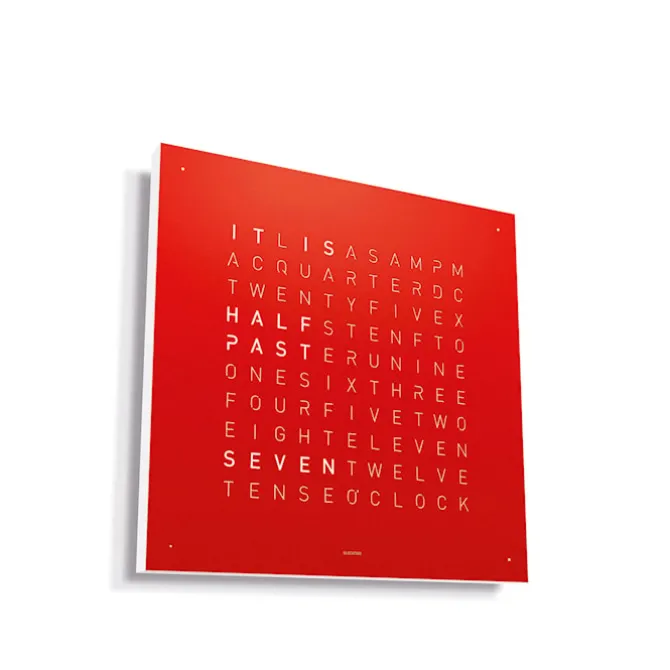 Qlocktwo Classic - Red Pepper