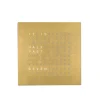Qlocktwo Classic Creators Edition - Gold
