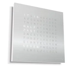 Qlocktwo Large - Brushed Stainless Steel