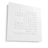 Qlocktwo Large - White Pepper