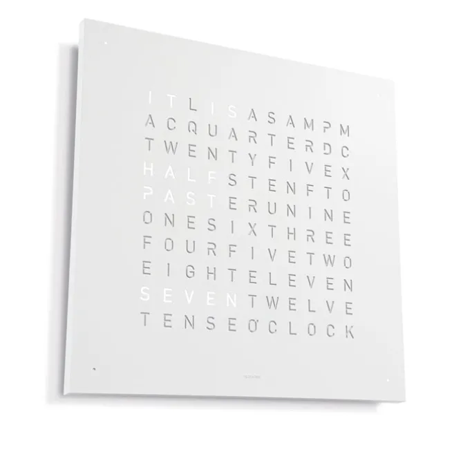 Qlocktwo Large - White Pepper