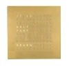 Qlocktwo Large Creators Edition - Gold