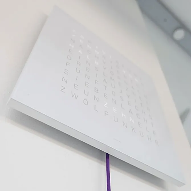 Qlocktwo Tekstilledning