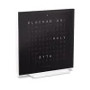 Qlocktwo Touch Pure Acrylic - Black Ice Tea