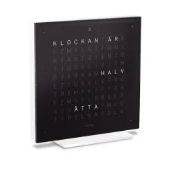 Qlocktwo Touch Pure Acrylic - Black Ice Tea