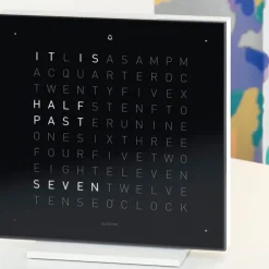Qlocktwo Touch Pure Acrylic - Black Ice Tea