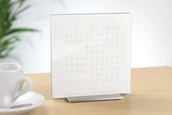Qlocktwo Touch Pure Acrylic - Vanilla Sugar