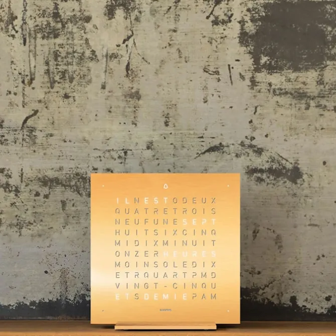 Qlocktwo Touch Special Edition - Golden Legend