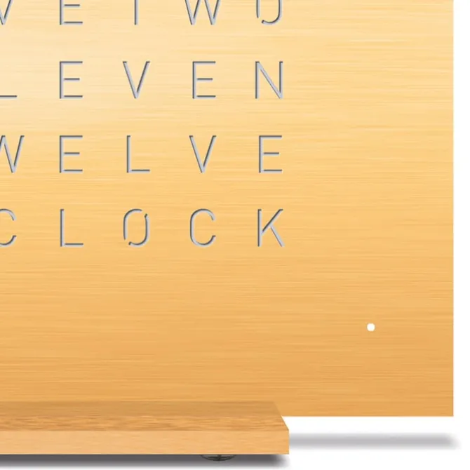 Qlocktwo Touch Special Edition - Golden Legend