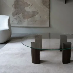 Quarter Lounge Table Round High 120 cm