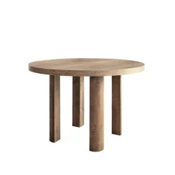 Quarter Table Round Natural Oak