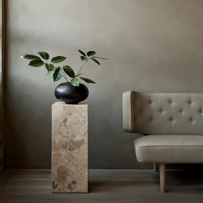 Radiohus 2-seters sofa eik