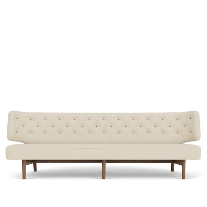 Radiohus 3-seters sofa valnøtt