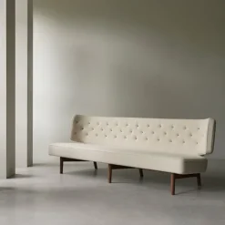 Radiohus 2-seters sofa valnøtt
