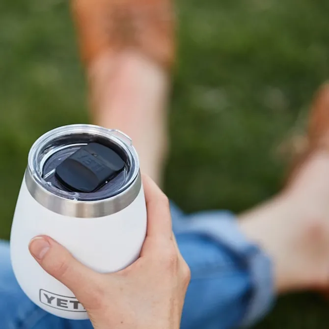 Rambler 10 Oz Wine Tumbler - White