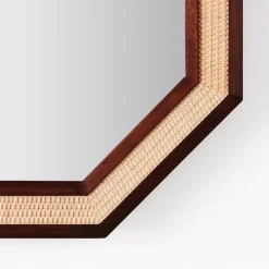 Rattan Mirror Large