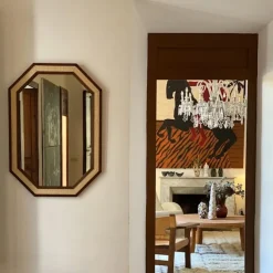 Rattan Mirror Small