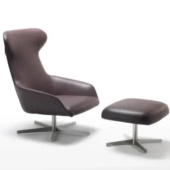 Reader High Swivel Armchair