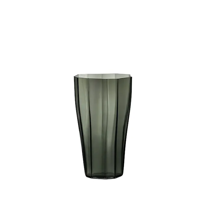 Reed Vase Smokey Green