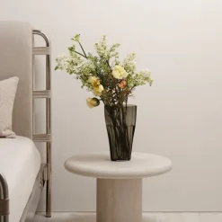 Reed Vase Smokey Green