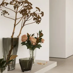Reed Vase Smokey Green