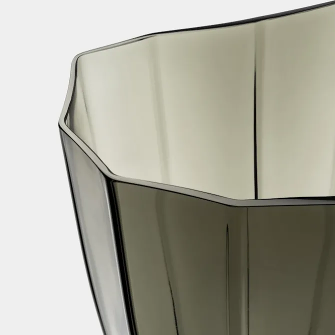 Reed Vase Smokey Green
