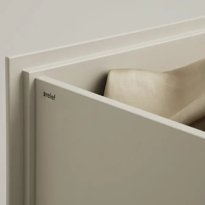 Relief Chest of Drawers Low Plinth