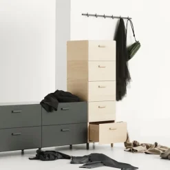 Relief Chest of Drawers Tall Legs