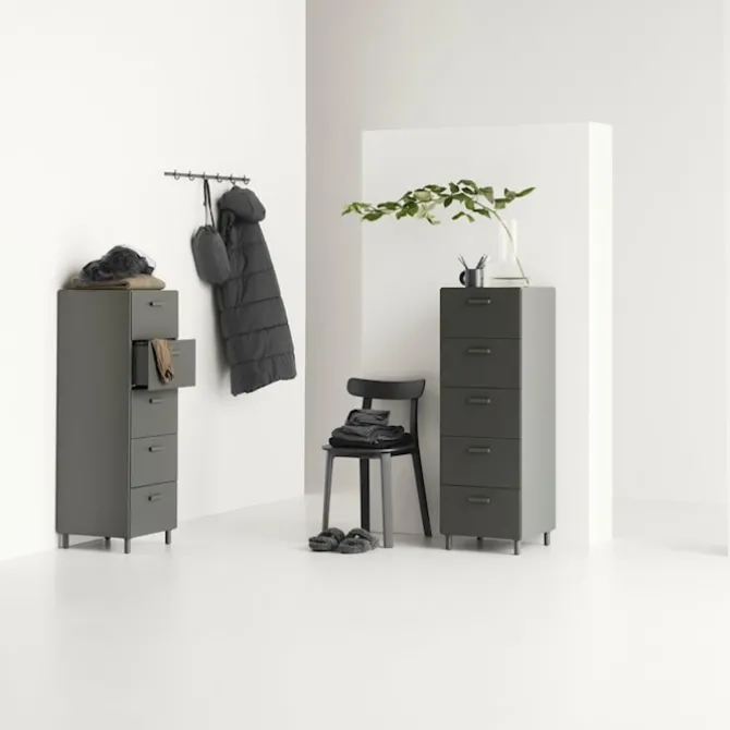 Relief Chest of Drawers Tall Legs