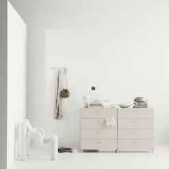 Relief Chest of Drawers Wide Legs