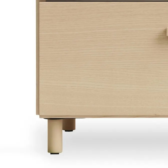 Relief Chest of Drawers Wide Legs