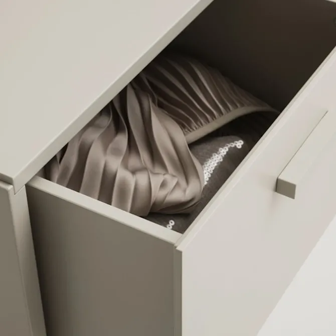 Relief Chest of Drawers Wide Plinth