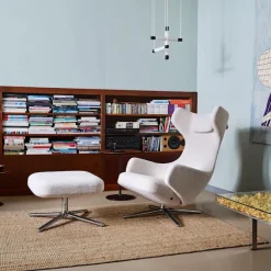 Repos Ottoman fotskammel Polished