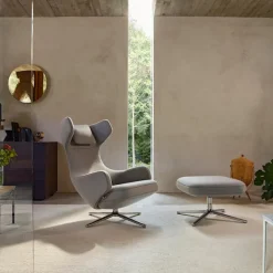 Repos Ottoman fotskammel Polished