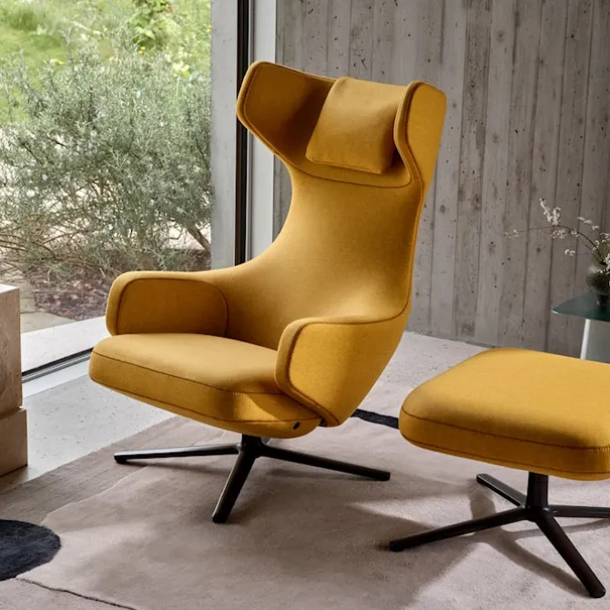 Repos Ottoman fotskammel Polished