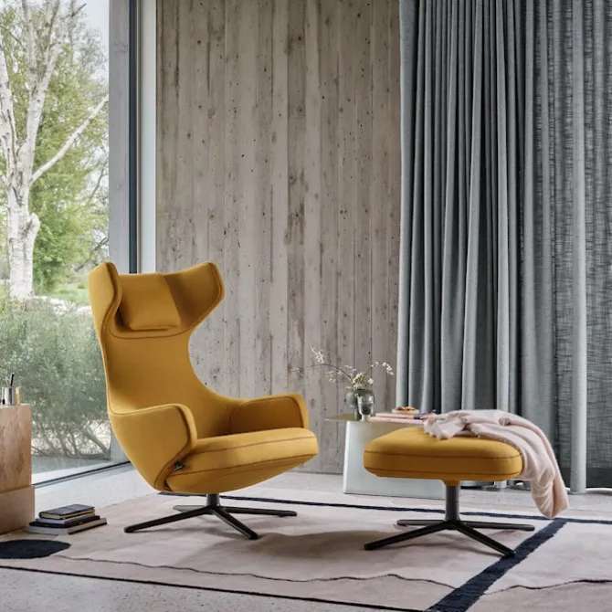 Repos Ottoman fotskammel Polished