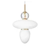 Rizzatto 43 Satin Brass/Opal White