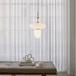 Rizzatto 43 Satin Brass/Opal White