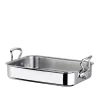 Roasting Pan Cook Style Steel - 35 x 25 x 7 cm